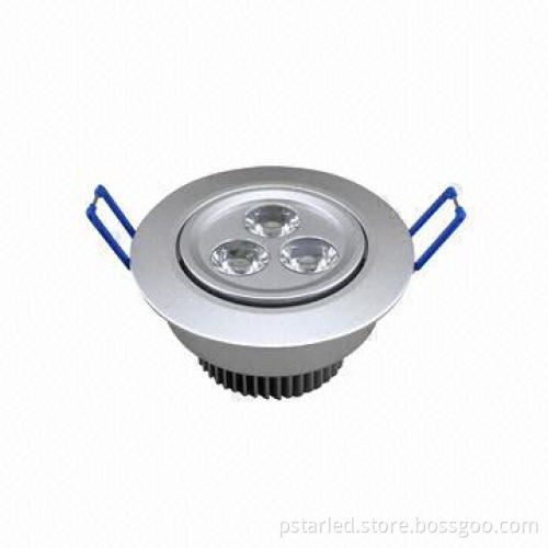 LED ceiling downlight, 3 x 1W, with W/WW/CW 2400-12000K, 65mm cut hole